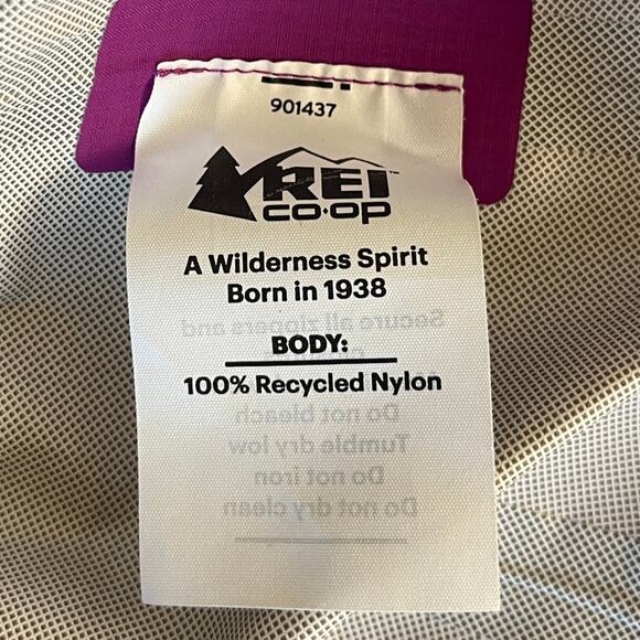 REI Co-op Junction Cycling Rain Jacket Vented Plumberry Pink Women's Large - Picture 13 of 14